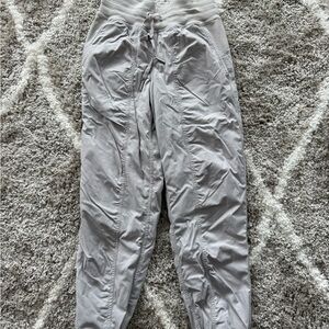 Light Gray Drawstring Joggers